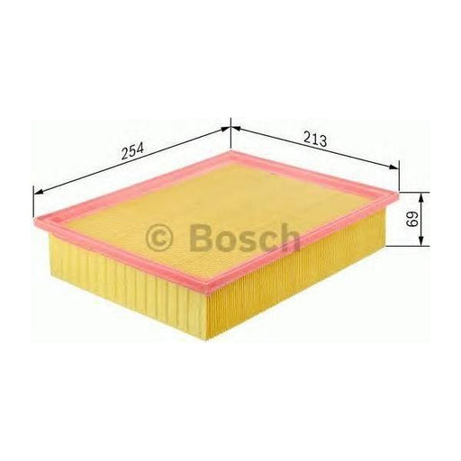 Genuine Bosch Car Air Filter S3772 Fits Audi A6 Quattro Tdi - 2.5 - 99-05 145743 Bosch  - Town Parts