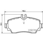DON Front Brake Pad Set PCP1530