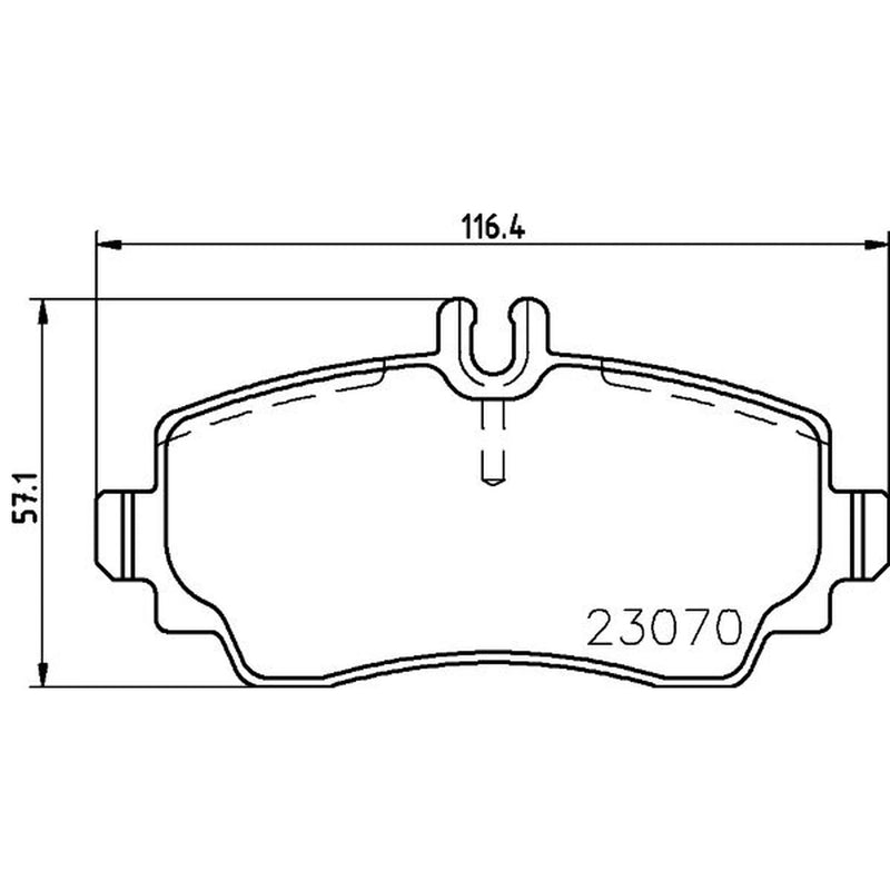 DON Front Brake Pad Set PCP1530