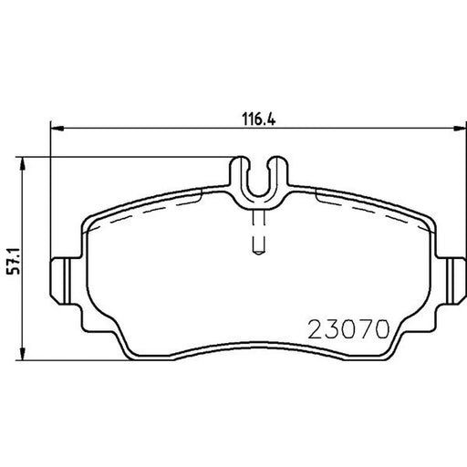DON Front Brake Pad Set PCP1530