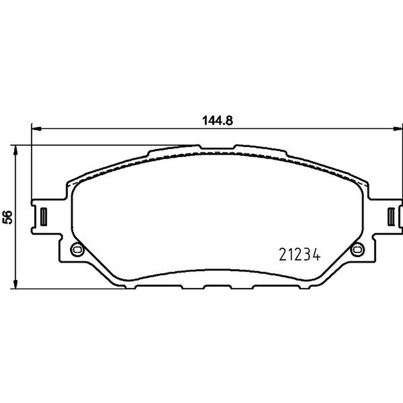 DON Front Brake Pad Set PCP1720