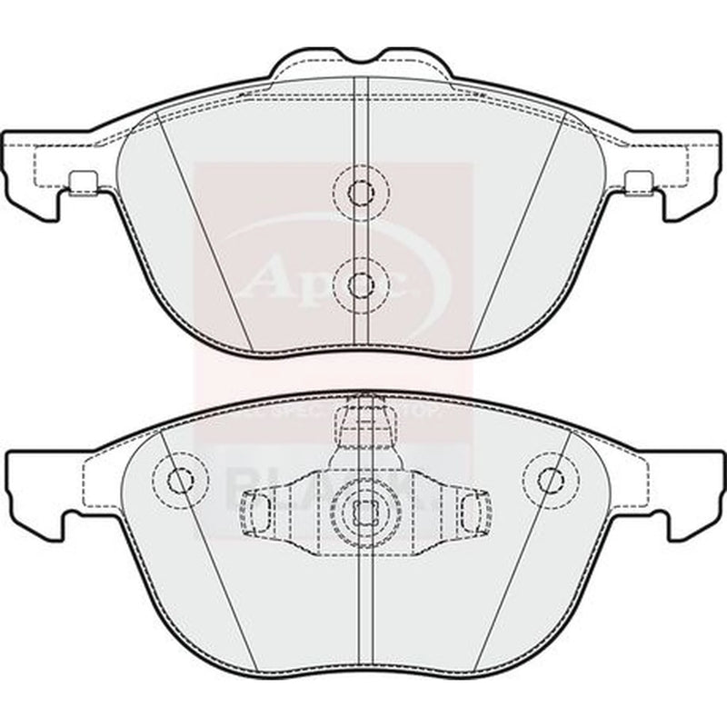 Apec Front Brake Pad Set PAD1988B