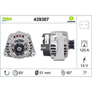 Valeo Car Alternator 12V 439307
