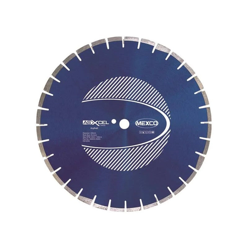 MEXCO Asphalt XCEL Grade Diamond Blade 450 x 25.4mm - ASXCEL45025