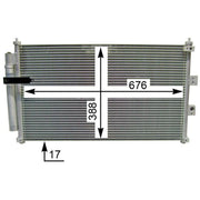 Mahle Air Conditioning Condenser AC 835 000S