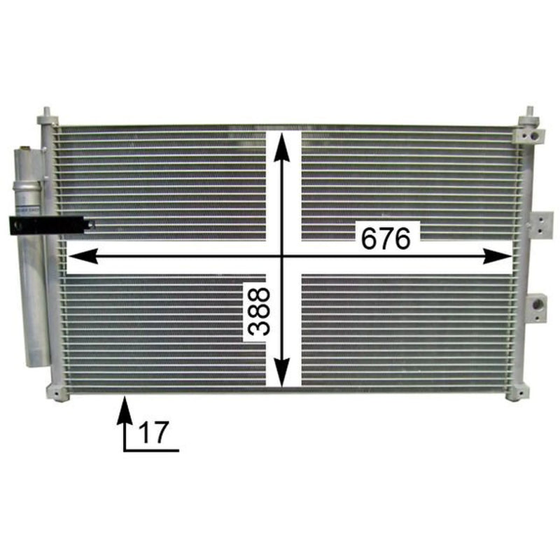 Mahle Air Conditioning Condenser AC 835 000S
