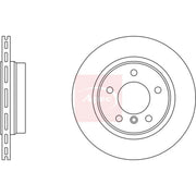 Apec 2 x Vented Rear Brake Discs DSK2478
