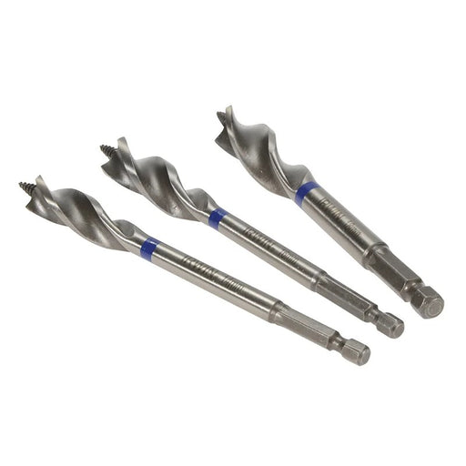 IRWIN® Blue Groove Wood Power Bit Set, 3 Piece - 10507720