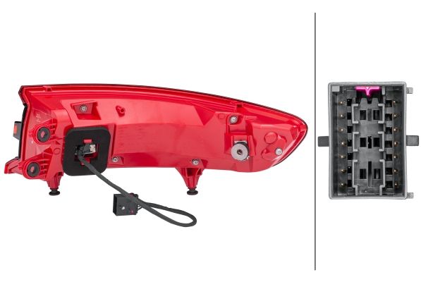 Hella 2SD 011 499-111 Tail Light Assembly