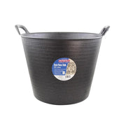 Faithfull Eco Flex Tub 25 litre - Recycled Black - FAIECOFLXB25