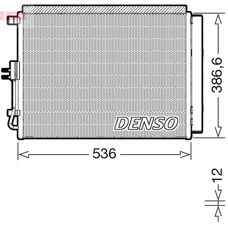 Denso Air Conditioning Condenser DCN43009