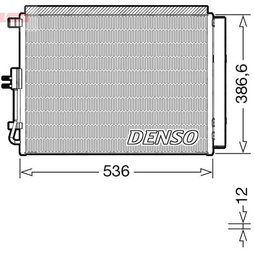 Denso Air Conditioning Condenser DCN43009