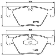 Brembo 4 x Front Brake Pad Set P06065