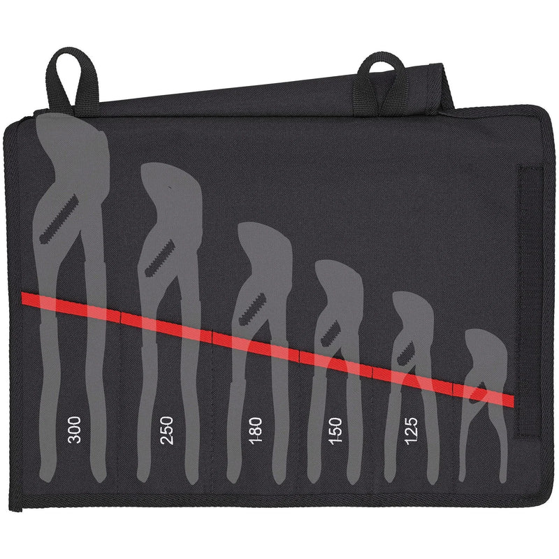 KNIPEX Roll-Up Case for Pliers Wrenches 340mm 6 Compartments
