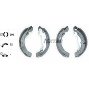 Textar Brake Shoe Set Axle Kit 91069200