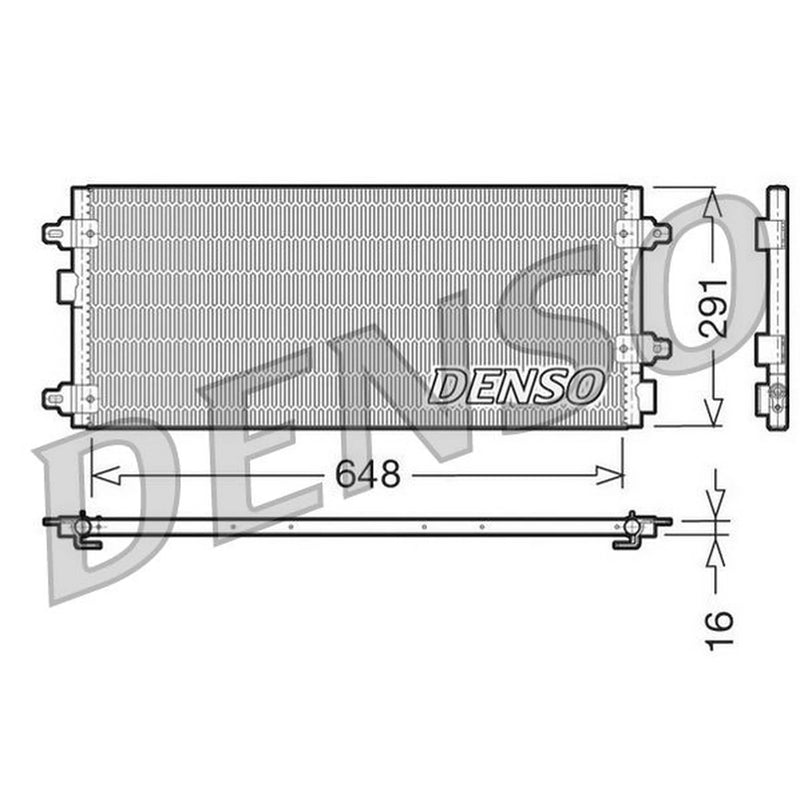 Denso Air Conditioning Condenser DCN13003