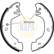 NAPA Brake Shoe Set Axle Kit NBS1022