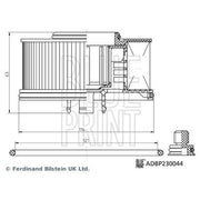 Blue Print Fuel Filter Element ADBP230044
