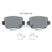 Textar Rear Brake Pad Set 2637201
