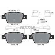 Textar Rear Brake Pad Set 2371403
