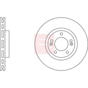 Apec 2 x Vented Front Brake Discs DSK2190