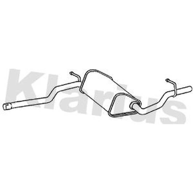 Klarius Box With Centre Pipe Centre AU337P