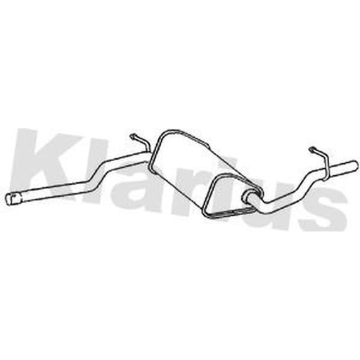 Klarius Box With Centre Pipe Centre AU337P