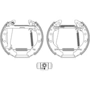 Mintex Brake Shoe Set Axle Kit MSP153