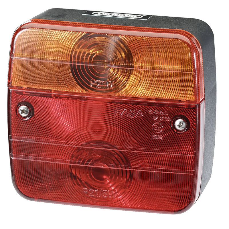 Draper 12V Rear Light Cluster TT122 with Bulbs