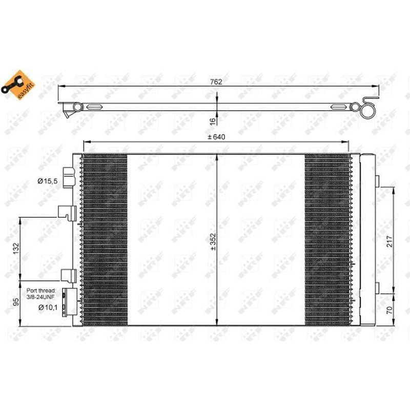 NRF Air Conditioning Condenser 35938