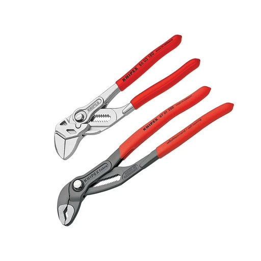 KNIPEX 00 31 20 V03 Cobra® Pliers & Plier Wrench Set, 2 Piece - 00 31 20 V03