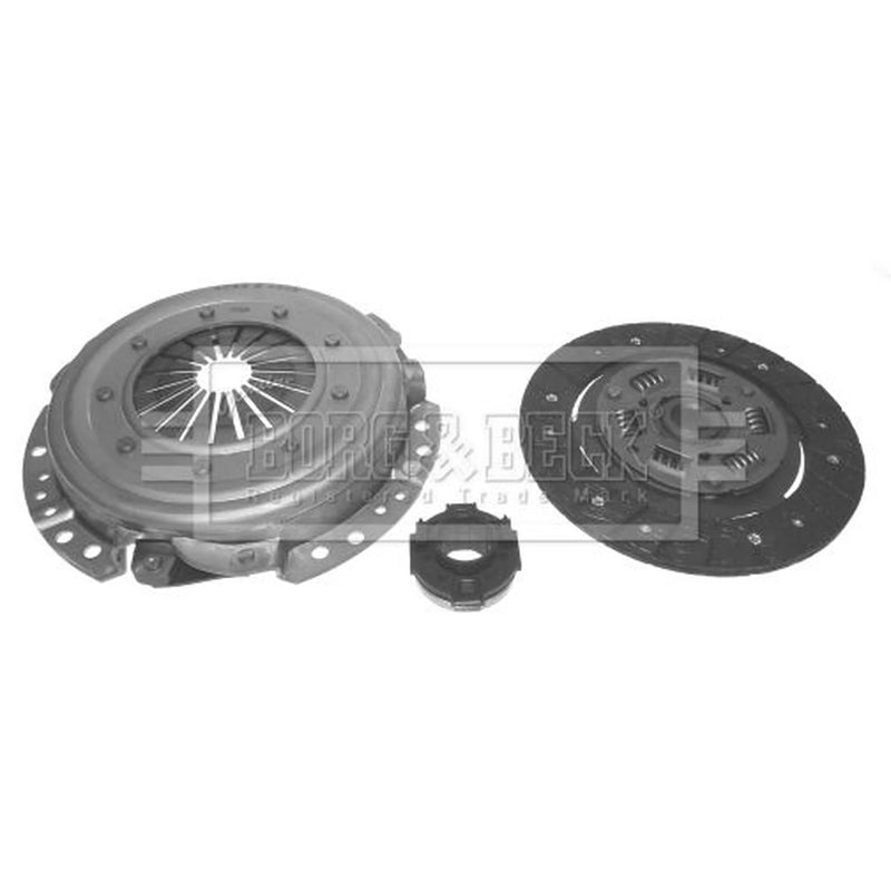 Borg & Beck Clutch Kit Set 3pc 200mm HK8467
