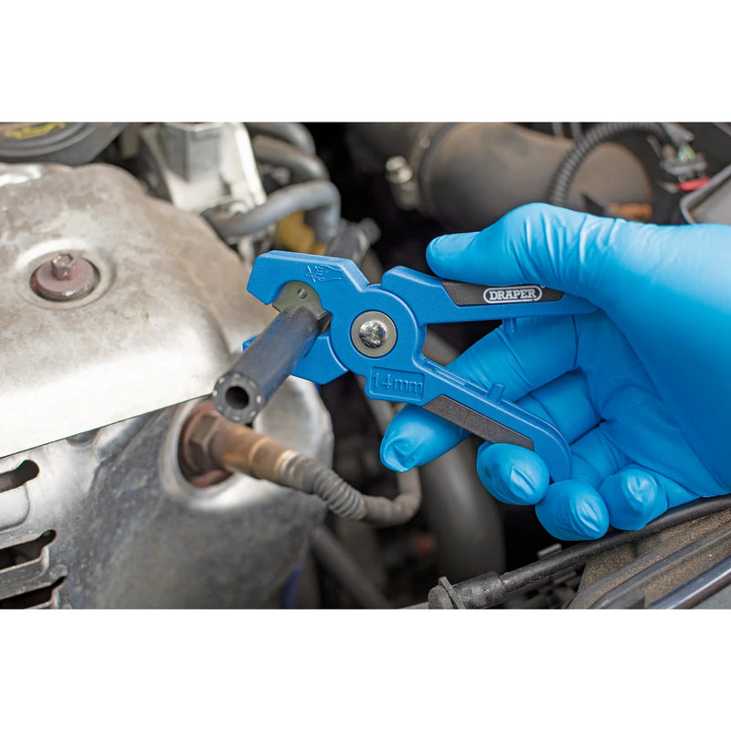Draper Hose Cutter 3-14mm with Stainless Steel Blade