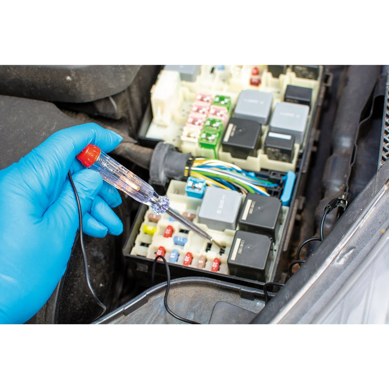 Draper Circuit Tester Screwdriver 6-24V with Insulated Probe