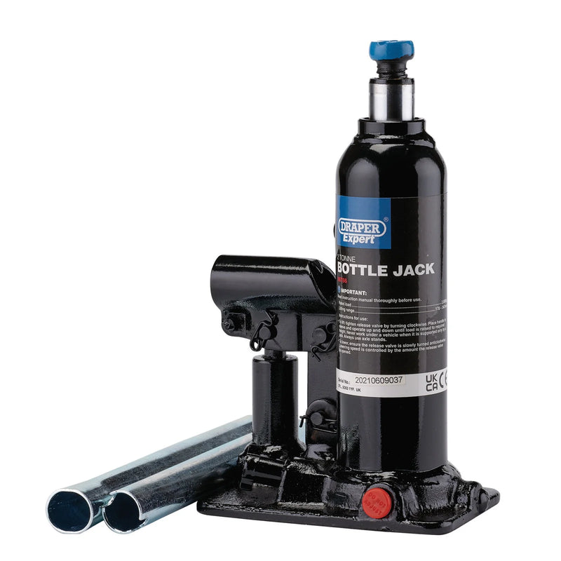Draper Expert Hydraulic Bottle Jack - Multiple Capacity Options
