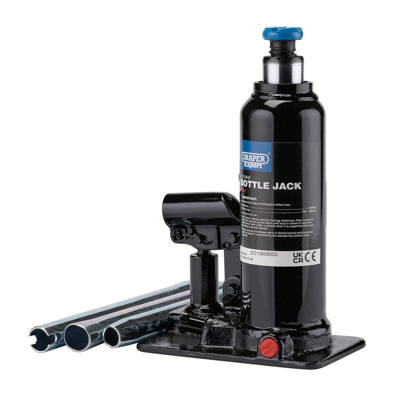 Draper Expert Hydraulic Bottle Jack - Multiple Capacity Options
