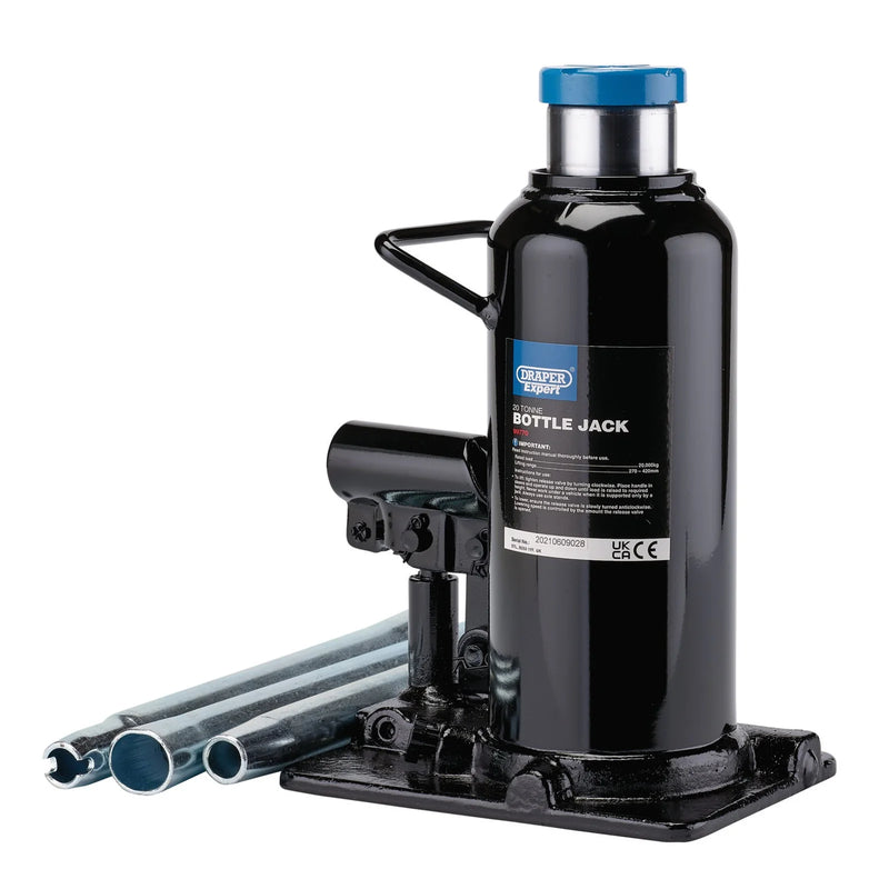 Draper Expert Hydraulic Bottle Jack - Multiple Capacity Options