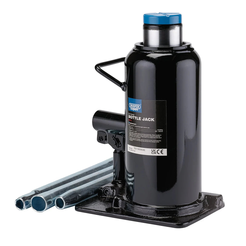 Draper Expert Hydraulic Bottle Jack - Multiple Capacity Options