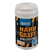 Hard Graft Antibacterial Wipes Tub of 30