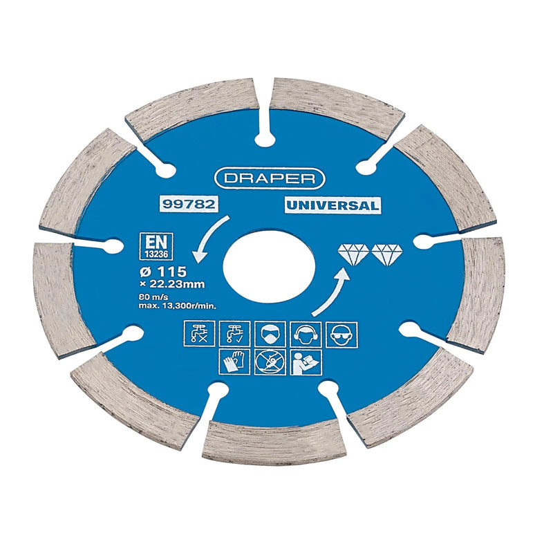Draper Segmented Diamond Blade - Multiple Length Options Available