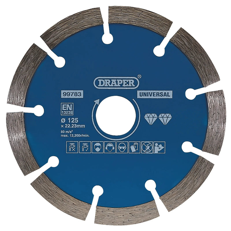 Draper Segmented Diamond Blade - Multiple Length Options Available