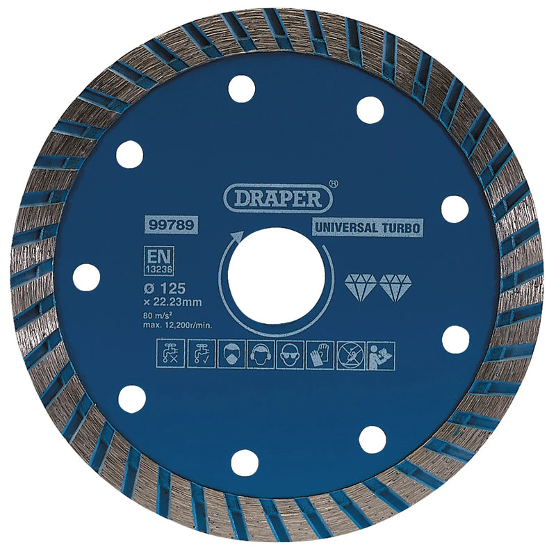 Draper Turbo Diamond Blade - Multiple Length Variations Available
