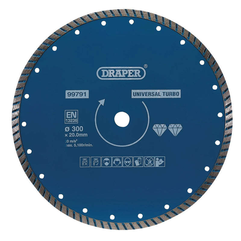 Draper Turbo Diamond Blade - Multiple Length Variations Available