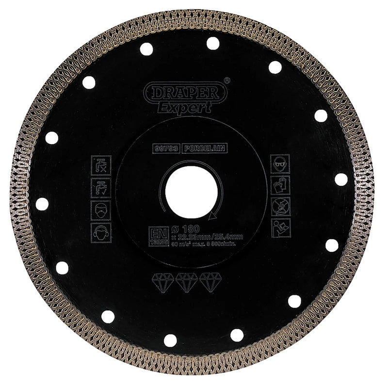 Draper Expert Turbo-X Porcelain Diamond Blade - Multi Length Options