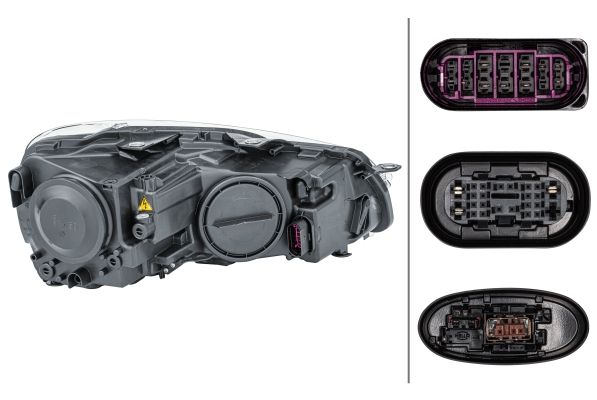 Hella 1ZS 009 902-511 Headlight