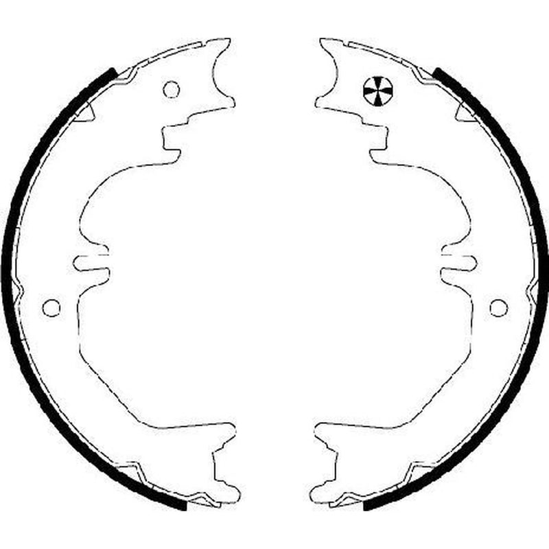 Mintex Parking Brake Shoe Set MFR628