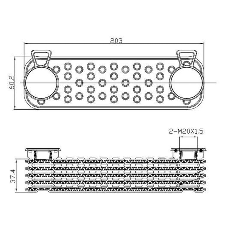 NRF Engine Oil Cooler 31829