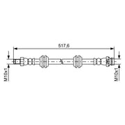 Bosch Brake Hydraulic Hose Line Rear 1 987 481 731