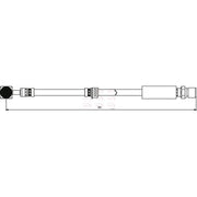 Apec Brake Hydraulic Hose Line Front HOS3807