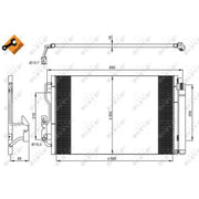 NRF Air Conditioning Condenser 35970